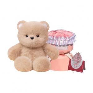 Плюшевая игрушка Running Bear Teddy Bear Warrior Three Flower Cat, терапевтическая плюшевая кукла медведя, высота 45см AIQINGCAOZHILIAN(WANJU)