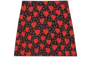 Юбка повседневная женская Saint Laurent, красный