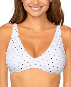 Верхняя часть бикини с завязками на спине в форме знака Рыбы для подростков Raisins, White