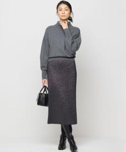 Сверкающая вязаная юбка с блестками Suite, цвет Black [005]