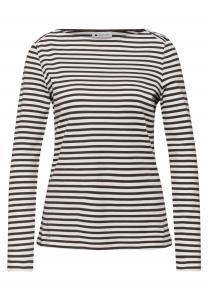 STREET ONE Лонгслив в коричневом цвете