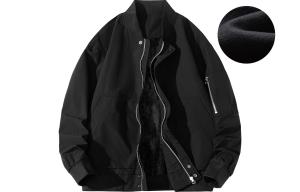 JEANSWEST Куртка Unisex, Black [Fleece-Lined]