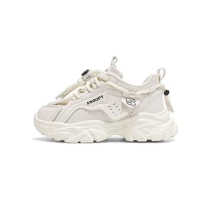 Детские кроссовки Adventurer с низким верхом, устойчивые к истиранию и скольжению SNOOPY, бежевый