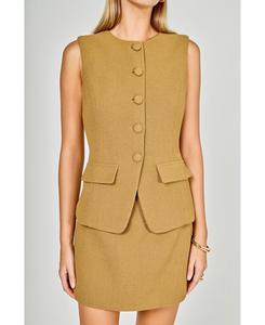 Женский жилет-шорты-комбинезон endless rose, Olive