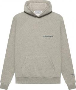 Худи Fear of God Essentials Hoodie 'Dark Heather Oatmeal', серый