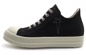 Rick Owens DRKSHDW Низкие женские скейтбордные туфли черного цвета