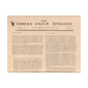 Журнал #5/#3 "Installment N", Judges Guild Journal