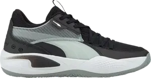 Кроссовки Puma Court Rider Team Black White, черный