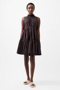 Платье из поплина Era French Connection, коричневый