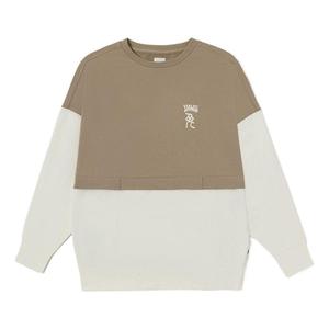 Свитер year of the rabbit neck sports pullover sweatshirt 'khaki white' Vans, хаки