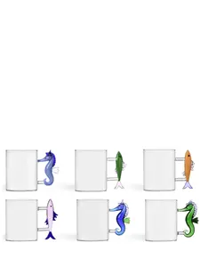 Набор marine garden из шести кружек, 8х10 см, Ichendorf Milano, белый