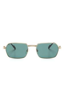 Cartier Eyewear солнцезащитные очки в прямоугольной оправе, золотистый