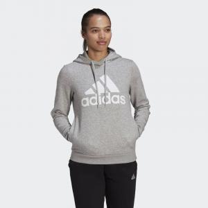 LOUNGEWEAR Essentials Флисовая толстовка с логотипом ADIDAS, цвет blanco