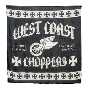 Шарф West Coast Choppers Wings, черный
