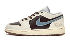 Баскетбольные кроссовки Air 1 для детей, начальная школа Jordan, коричневый