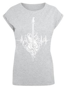 Рубашка F4NT4STIC Gitarre Heartbeat, серый