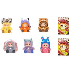 Сюрприз-бокс с коллекционной фигуркой Wakuku Letsvan Fuzzy Collection Figure Mystery Boxes 9 см, 2 случайных коробки