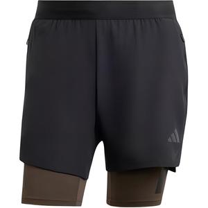 Спортивные шорты мужские черные / карбоновые Adidas, черный