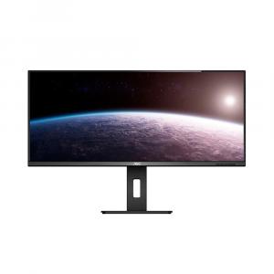 Монитор AOC Q34P2C , 34", 2560x1080, 75 Гц, IPS, чёрный