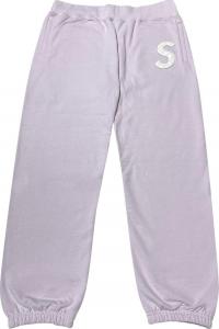 Спортивные брюки Supreme S Logo Sweatpant 'Light Purple', фиолетовый