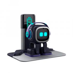 Умный робот Emo Go, Top Edition, портативный, черный