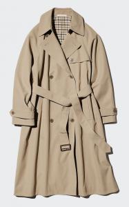 Тренч Uniqlo Relaxed, 31 бежевый