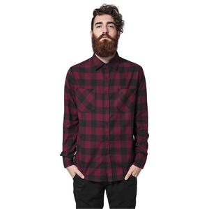 Рубашка Urban Classics Basic Flannel, черный