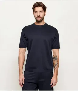 Футболка regular fit Herno, темно-синий