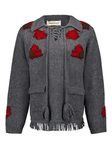 Джемпер из шерсти альпаки Baziszt, серый