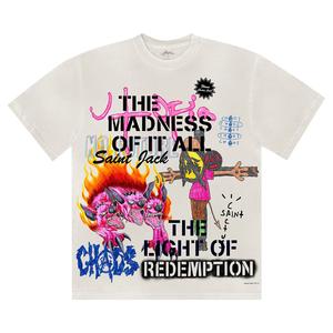 Футболка Cactus Jack от Travis Scott Utopia x St Michael Tee 3A White