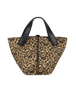 Сумка Lauren Media с плечевым ремнем из нейлона в горошек. Alexander Smith, коричневый