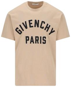 Футболка Givenchy Regular Fit, бежево-черная
