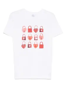 Футболка Heart Padlock PS Paul Smith, белый