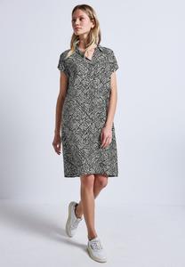 Платье Street One GEMUSTERTES, Grün/Dark Green