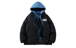 BOBBY ABLEY Пуховик Unisex, Black Blue