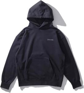 Худи Spalding SMJ24101 Courtside, с карманом на молнии, черное, размер XL