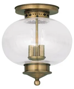 Встраиваемый светильник Harbor на 3 лампы Livex, Antique Br