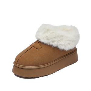 Короткие зимние сапоги для женщин JOHLIN DREAM, коричневый