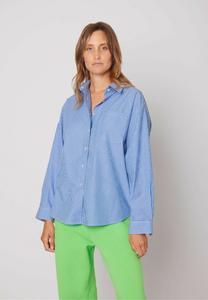 Блуза American Vintage ZATYBAY, Rayures Aqua/Blue