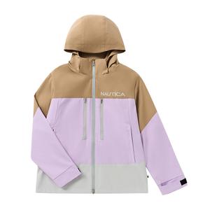 Ветровка для детей 3-7 лет NAUTICA, хаки/фиолетовый