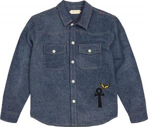 Куртка Honor The Gift Denim Varsity Jacket 'Blue', синий