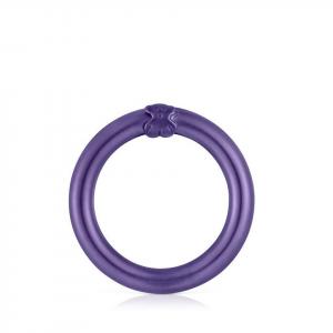 Кольцо-подвеска Tous Hold Medium, серебро/фиолетовый