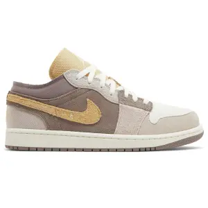 Кроссовки Air Jordan 1 Low SE Craft 'Inside Out - Taupe Haze', коричневый