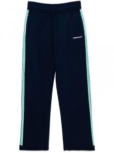 Casablanca брюки с вышитым логотипом, синий