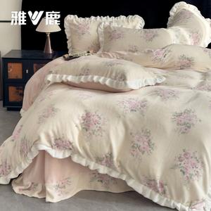 Yalu Комплект постельного белья 1,5 м, 4 предмета: пододеяльник 200x230 см