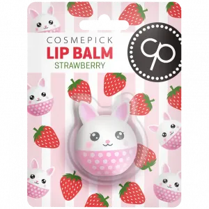 Cosmepick клубничный бальзам для губ, 6 г