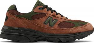 Кроссовки New Balance Aimé Leon Dore x 993 Made in USA 'Beef & Broccoli', коричневый