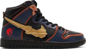 Кроссовки Nike Gundam x Dunk High SB 'Project Unicorn - Banshee Norn', черный
