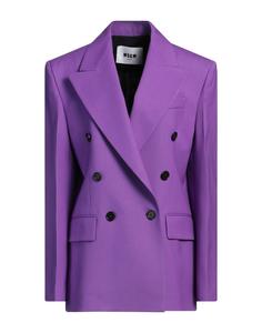 Блейзер Msgm, фиолетовый