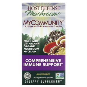 Комплексная Поддержка Иммунитета Fungi Perfecti Mushrooms MyCommunity, 30 вегетарианских капсул